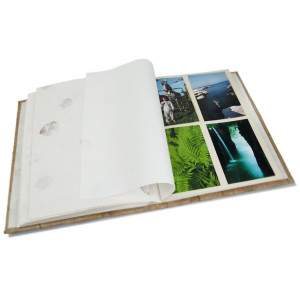 Livre d'album photo intérieur transparent durable, fabrication